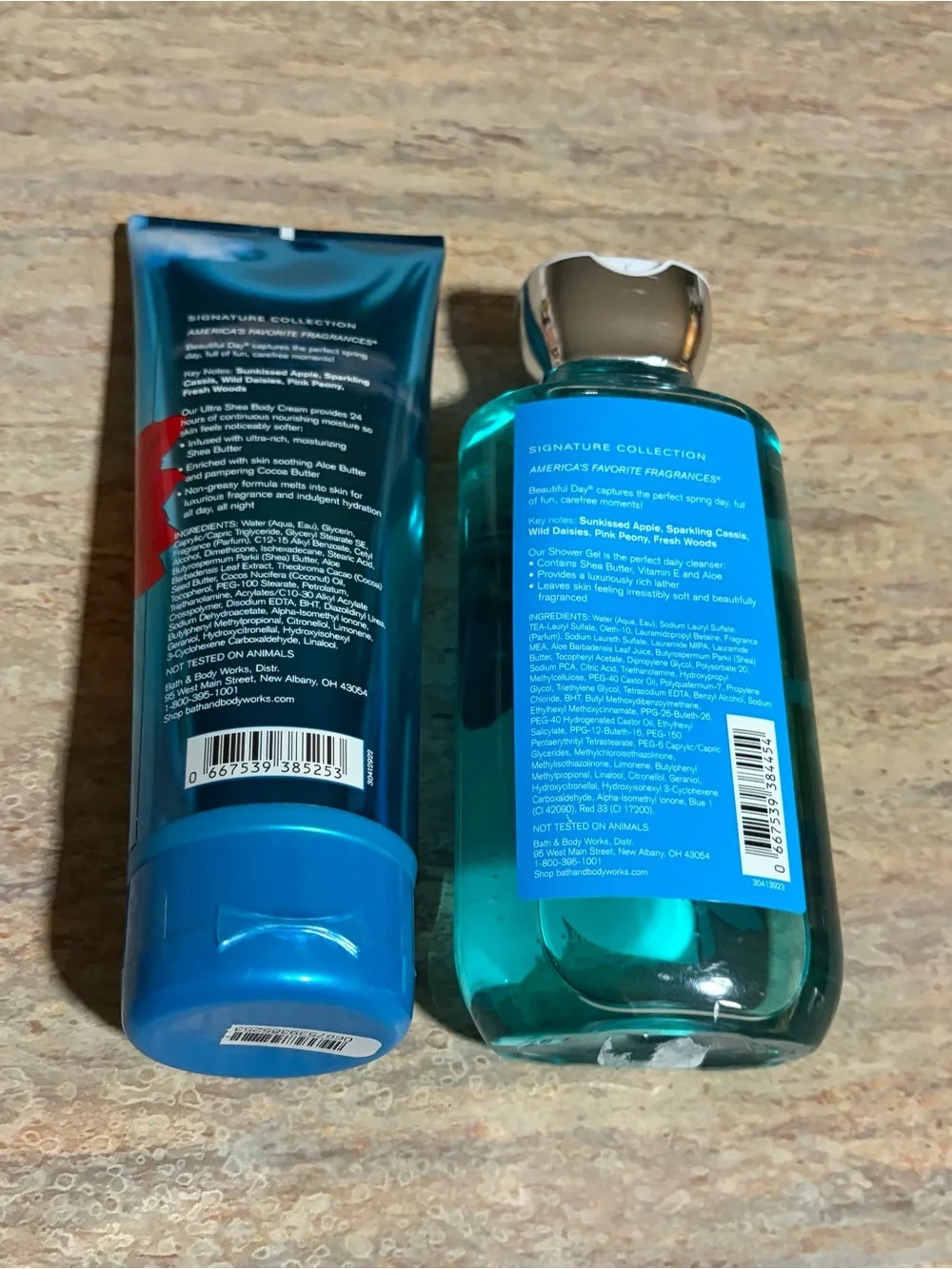 Bath & Body Works Beautiful Day Body Cream & Shower Gel Duo